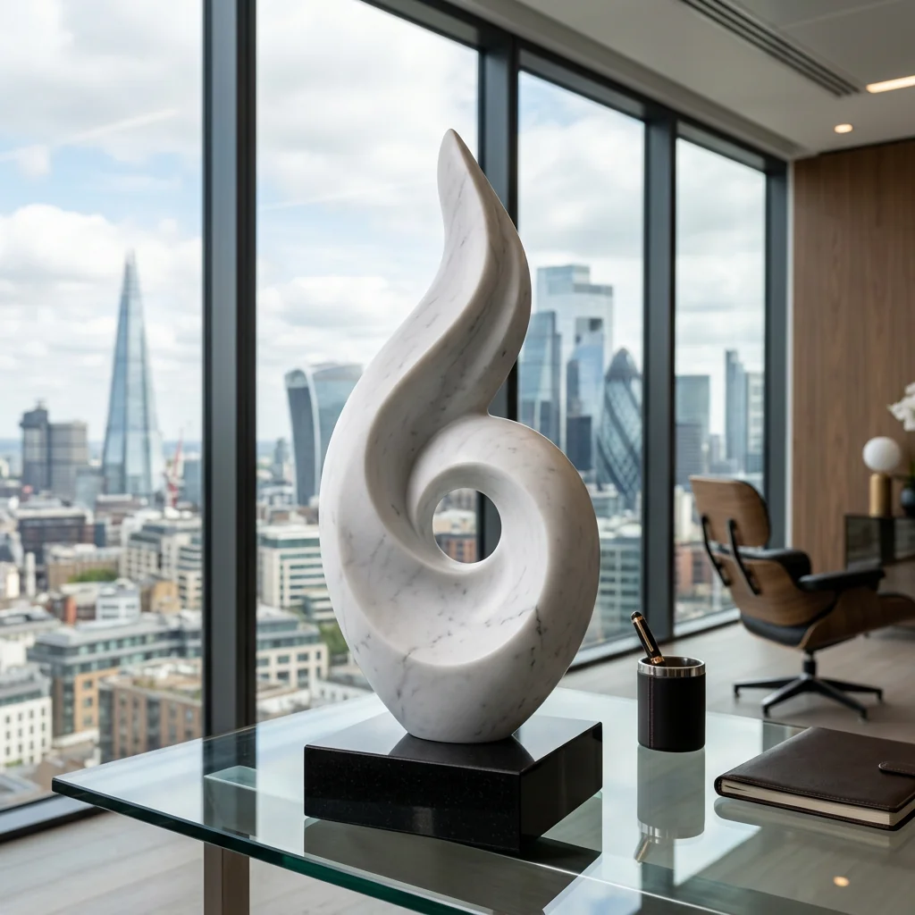 Concept — Sculpture bureau marbre