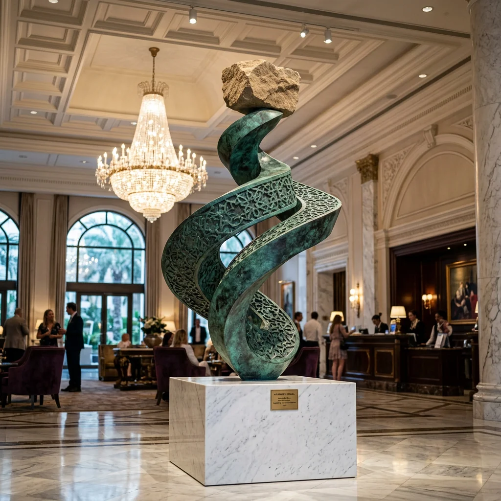 Concept — Sculpture lobby bronze