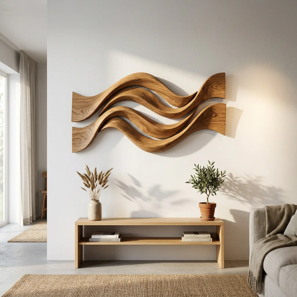 Concept — Sculpture murale bois