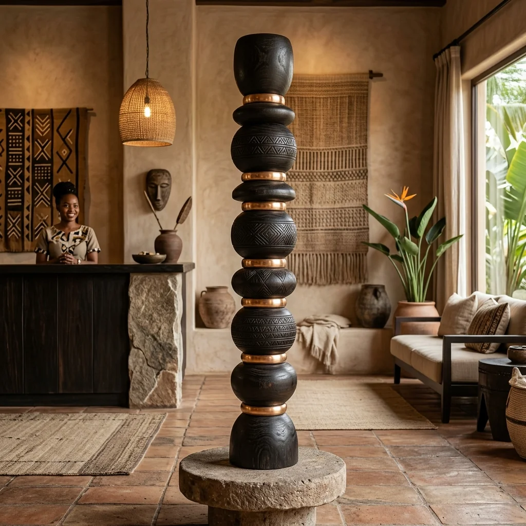 Concept — Totem africain moderne