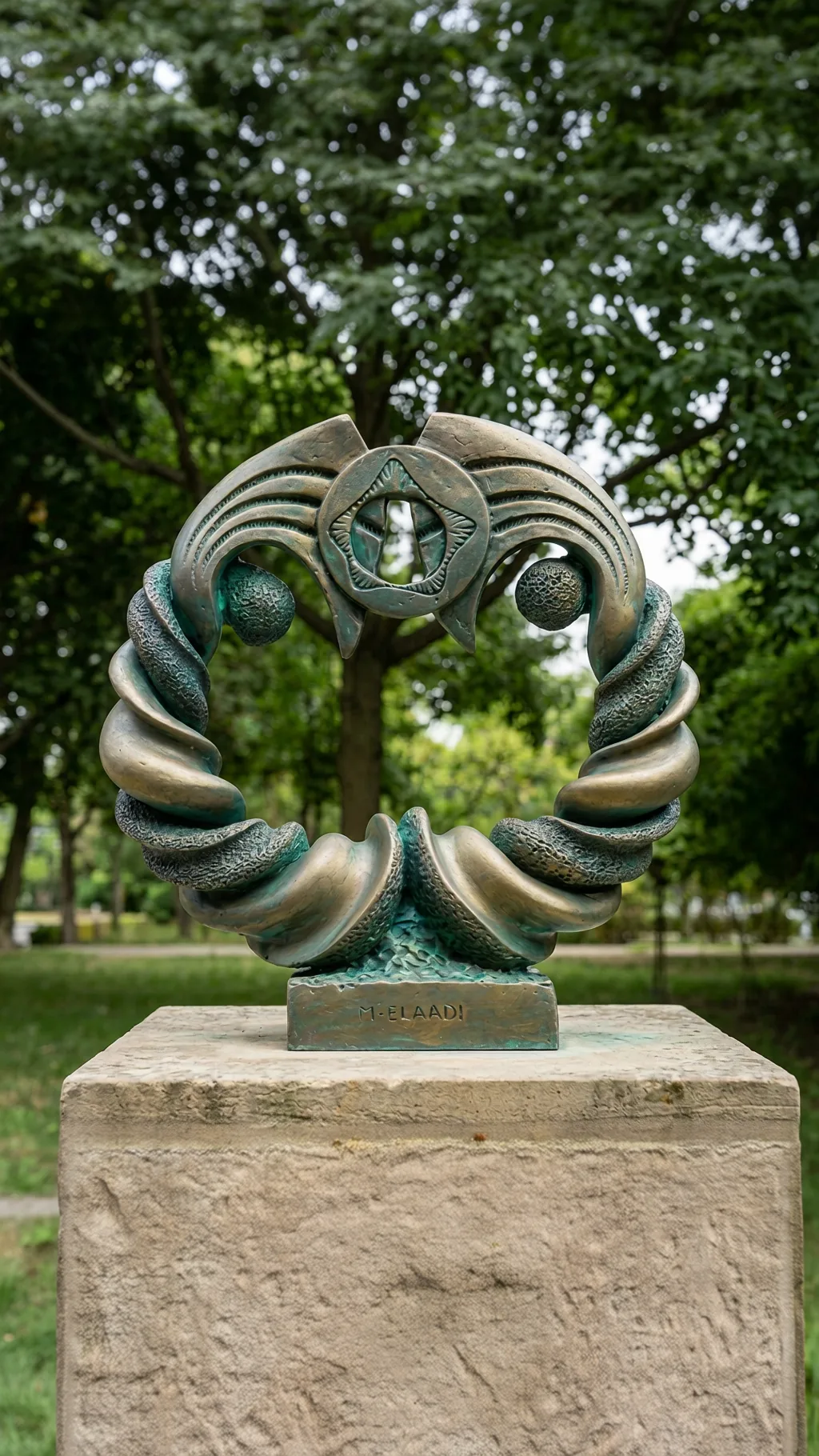 Couronne — Détail bronze