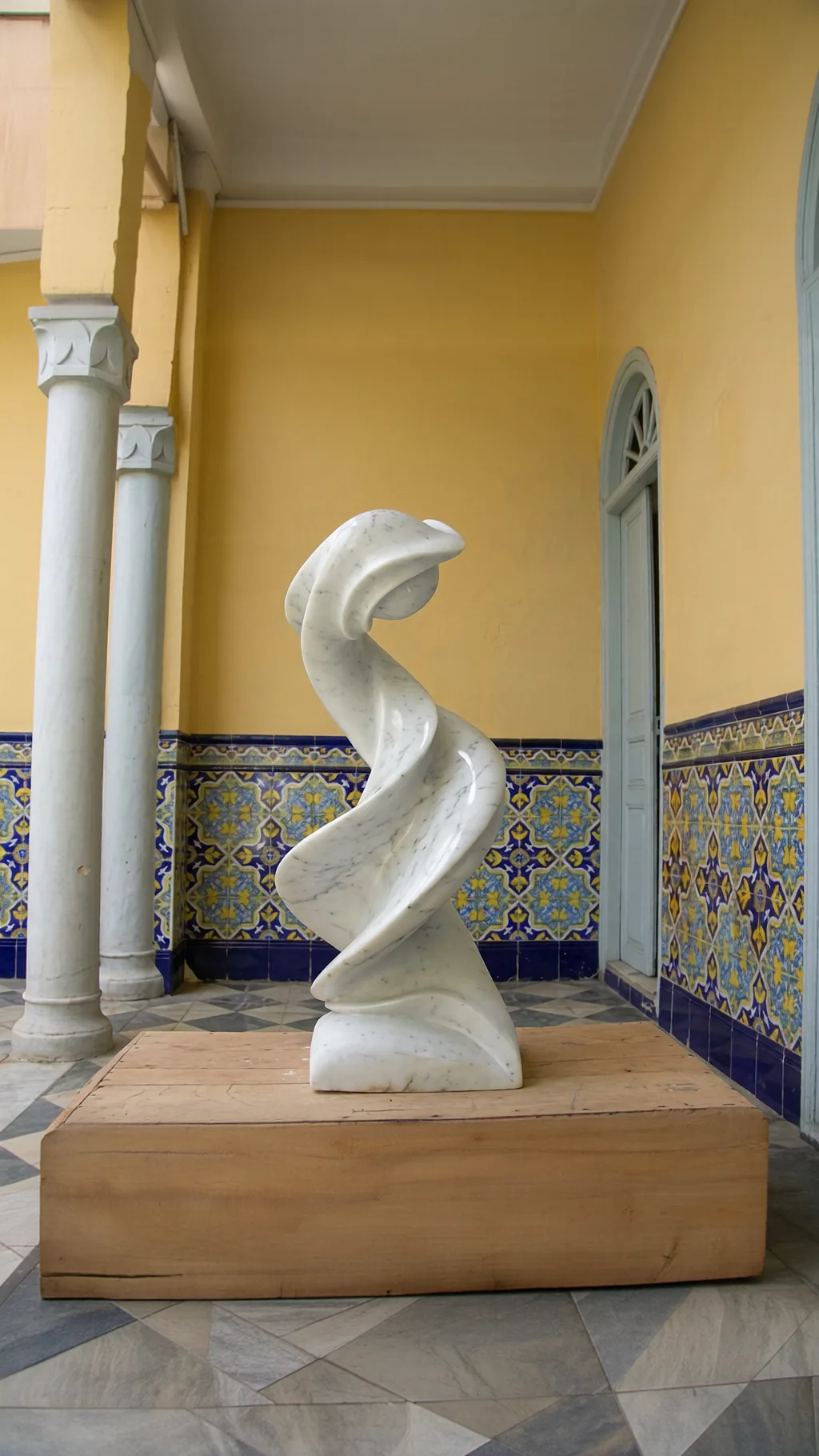 Envol — Marbre blanc